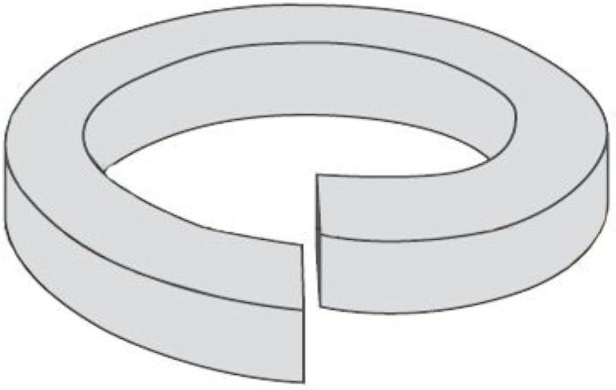 Picture of Brighton Best 350002 5/16" Regular Split Lock Washers Hdg